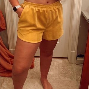 corduroy shorts